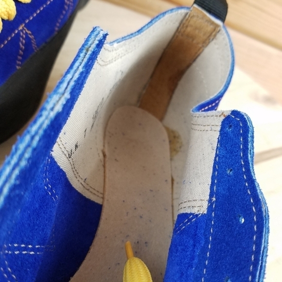 Boreal Fusion S-2 Climbing Shoes Men's 8 US / 7 UK Made In Spain Black/Blue - Picture 11 of 14